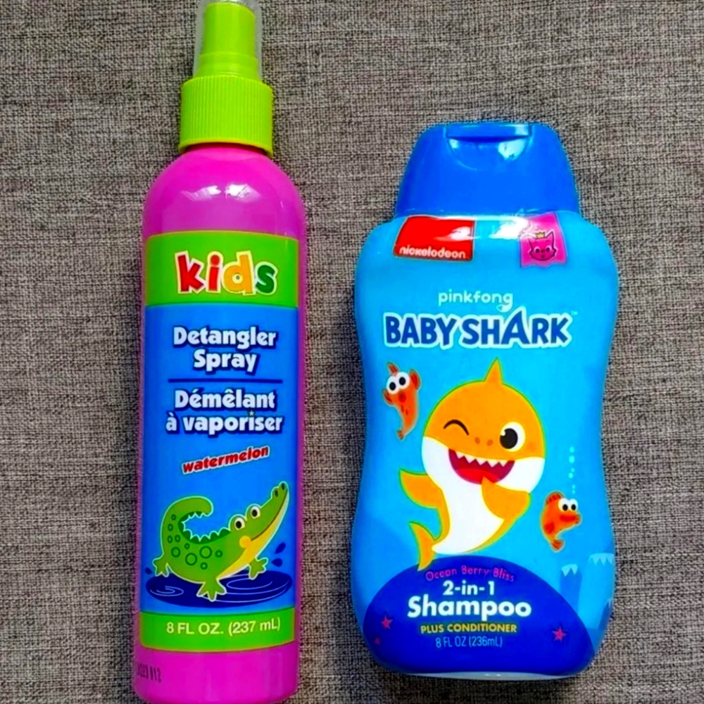 NEW 2pack Nickelodeon 2in1 Shampoo & Detangler